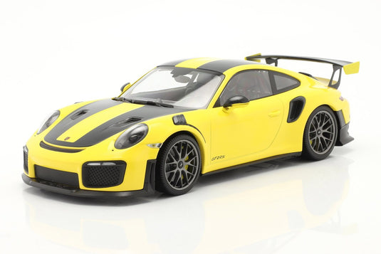 Porscheポルシェ 911 991 II GT2 RS ヴァイザッハパッケージ 2018 レーシングイエロー / MINICHAMPS 1/18 ミニカー