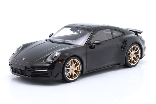 Porscheポルシェ 911 992 ターボS クーペ 映画 バッドボーイズ 2024 ブラック / MINICHAMPS 1/18 ミニカー