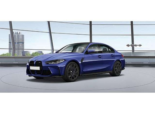 2020 BMW M3, blue/MINICHAMPS 1/18ミニカー