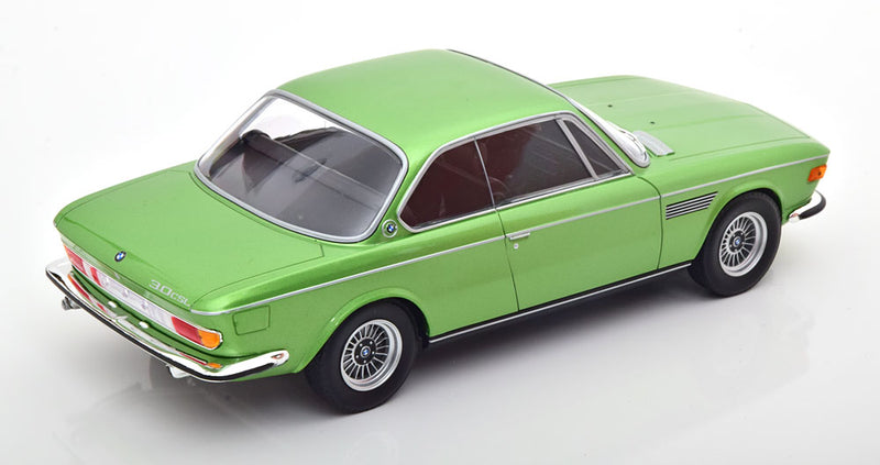 ギャラリービューアに画像をロードする, BMW 3.0 CSI E9 1971 ライトグリーンメタリック 限定506台 / MINICHAMPS 1/18 ミニカー
