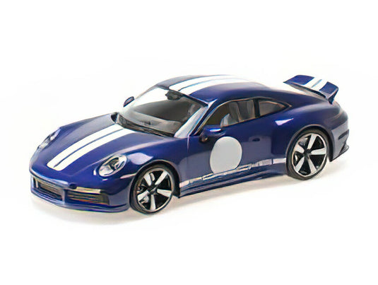 【予約】12月以降発売予定PORSCHEポルシェ 911 992 SPORT CLASSIC COUPE 2022 - BLUE MET /Minichamps 1/18ミニカー