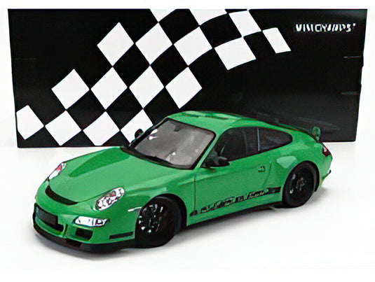 PORSCHE  911 997 GT3 RS COUPE 2007  GREEN/MINICHAMPS 1/18ミニカー