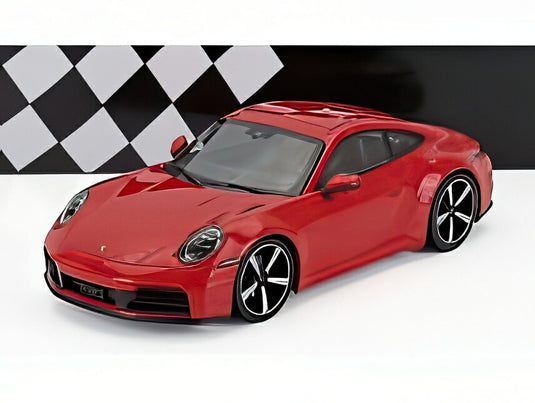 PORSCHE 911 992-2 CARRERA クーペ 2024 レッド/ MINICHAMPS 1/18 ミニカー