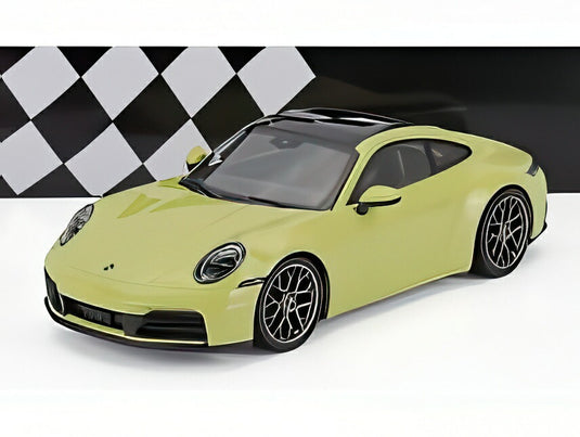PORSCHE 911 992-2 CARRERA クーペ 2024 イエローメタリック/ MINICHAMPS 1/18 ミニカー