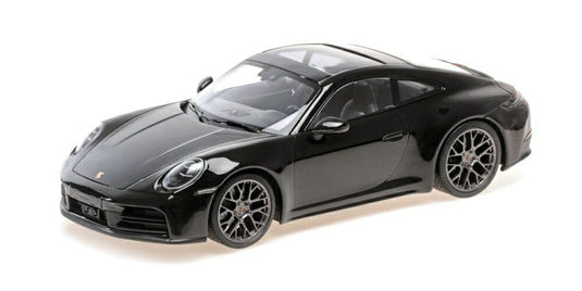 【予約】PORSCHE 911 992-2 CARRERA クーペ 2024 ブラックメタリック/ MINICHAMPS 1/18 ミニカー