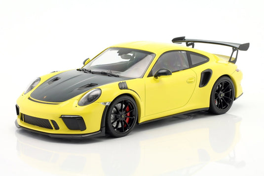 Porscheポルシェ 911 991 II GT3 RS 2019 イエロー ブラックリム / MINICHAMPS 1/18 ミニカー