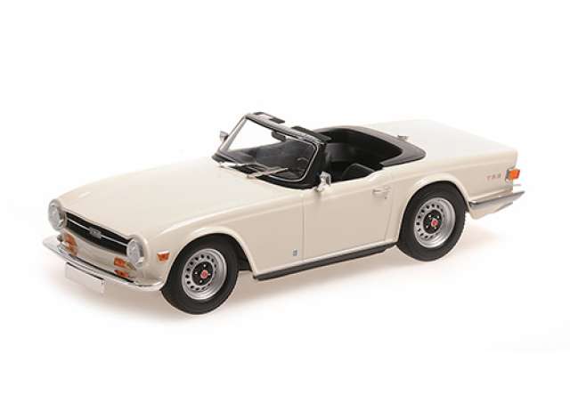 1969 Triumph TR6 ホワイト/MINICHAMPS 1/18ミニカー