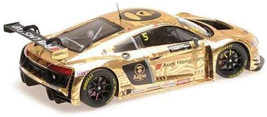 2016 アウディ R8 LMS Aape／Audi Hong Kong Lee／Thong GT Asia Overall 2nd Place ゴールド/ MINICHAMPS  1/18 ミニカー