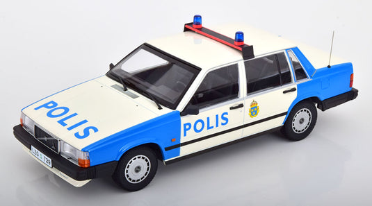 Volvo 740 GL スウェーデン警察 1986 限定300個/ MINICHAMPS 1/18 ミニカー