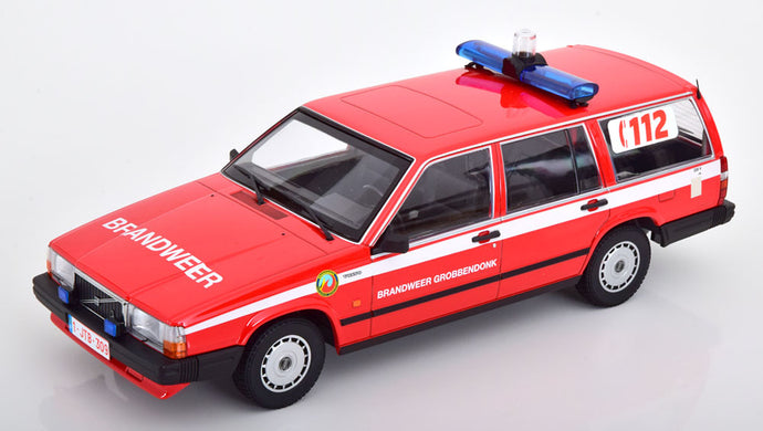 Volvo 740 GL ブレーク グロッベンドンク消防隊 1986 限定300個/ MINICHAMPS 1/18 ミニカー