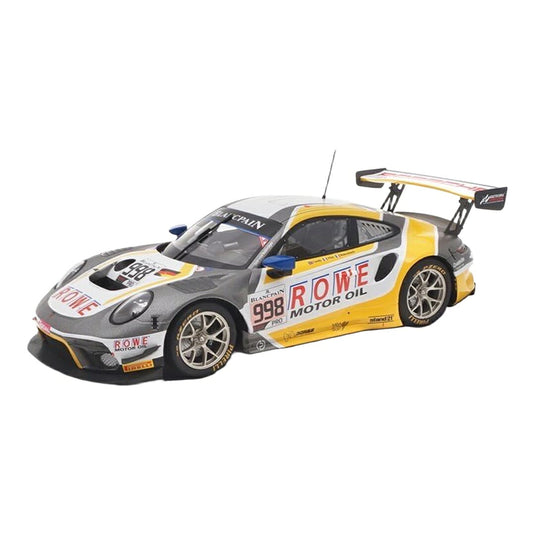 Porscheポルシェ 911 991 II GT3 R 24h Spa 2019 #998 グレー/イエロー / MINICHAMPS 1/18 ミニカー