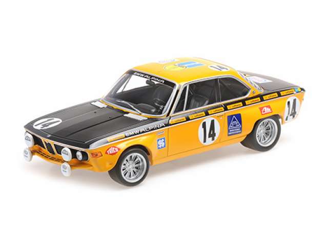 ギャラリービューアに画像をロードする, BMW 2800 CS 1970年 スパ24時間レース 優勝 #14 Kelleners Huber/ MINICHAMPS 1/18 ミニカー
