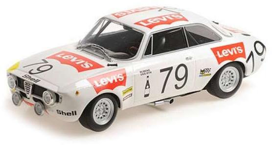 1971 アルファロメオ GTA 1300 Junior Rubens／Van Ryn Spa 24h ホワイト/ MINICHAMPS  1/18 ミニカー