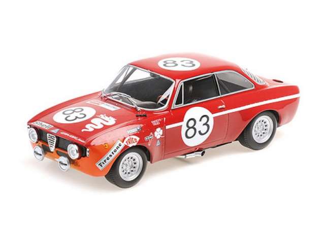 1972 Alfa Romeo GTA 1300 ジュニア アウトデルタ ファチェッティ トゥルチ スパ24時間 レッド/MINICHAMPS 1/18ミニカー
