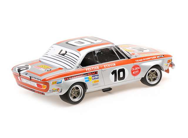 ミニチャンプス 1/18 BMW 2800 CS #10 スパ24H 1972 MINICHAMPS 1/18 - BMW 2800 CS - Spa 1970 - Five Diecast
