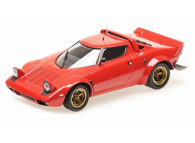 1974 Lancia Stratos, red/MINICHAMPS 1/18ミニカー
