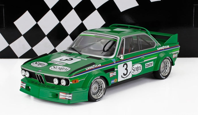 BMW 3 0 CSL チーム JOLLY CLUB MILANO 3号車 1978年 BRNO 優勝 C.FACETTI M.FINOTTO グリーン/ MINICHAMPS 1/18 ミニカー