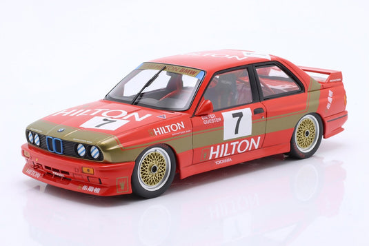BMW M3 #7 1987 マカオギアレース ディーター・クエスター レッド / MINICHAMPS 1/18 ミニカー