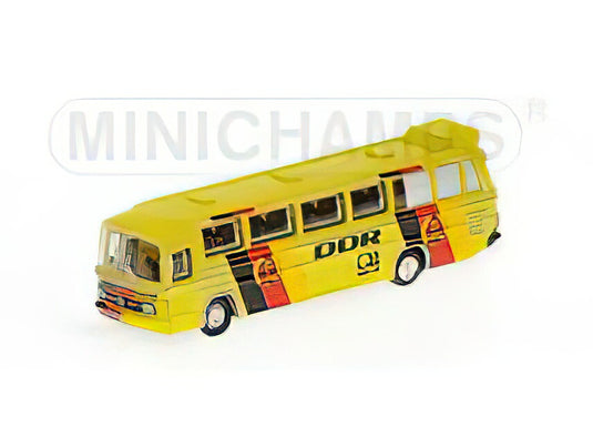 MERCEDES BENZ O302 AUTOBUS DDR GERMANY GERMANIA WELTMEISTERSCHAFT (FOOTBALL WORLD CUP 1974 CAMPIONATO DEL MONDO DI CALCIO GERMANIA 1974) YELLOW/Minichamps 1/160ミニカー