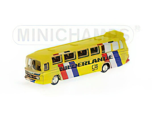 MERCEDES BENZ O302 AUTOBUS HOLLAND OLANDA (FOOTBALL WORLD CUP 1974 CAMPIONATO DEL MONDO DI CALCIO GERMANIA 1974) YELLOW/Minichamps 1/160ミニカー
