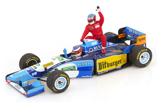 Benetton Renaultベネトン・ルノー B195 Taxiタクシー GP CanadaカナダGP 1995 Schumacher/Alesi / MINICHAMPS 1/18 ミニカー
