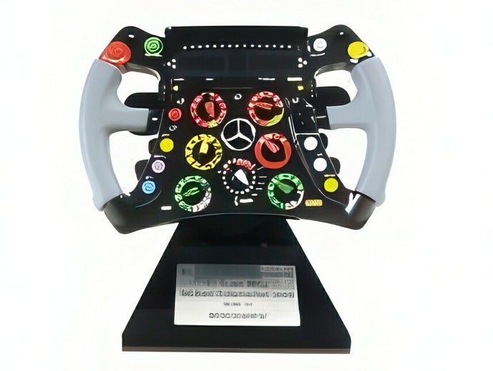 【予約】アクセサリー ステアリングホイール F1 MERCEDES GP MGPW03 PETRONAS 2012シーズン ミハエルシューマッハ ブラック/シルバー/ MINICHAMPS 1/2 ミニカー
