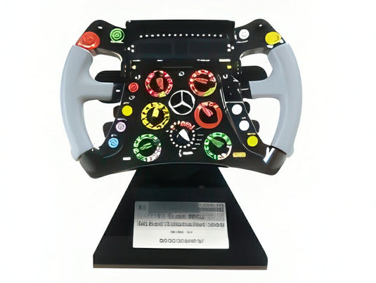 【予約】アクセサリー ステアリングホイール F1 MERCEDES GP MGPW03 PETRONAS 2012シーズン ミハエルシューマッハ ブラック/シルバー/ MINICHAMPS 1/2 ミニカー