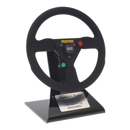 Benetton B192 1992 Michael Schumacher 1st Win Belgian GP ステアリングホイール / MINICHAMPS 1/2 ミニカー