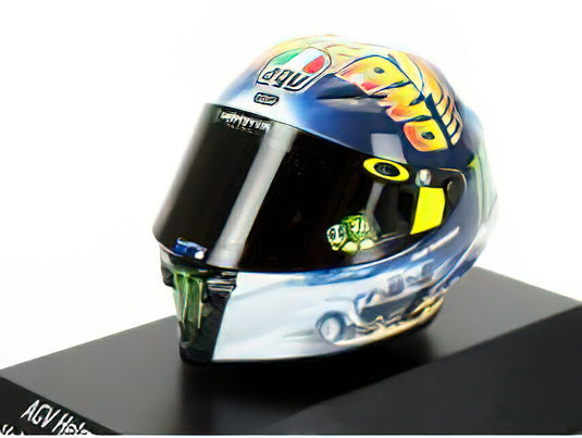 AGV CASCO HELMETヘルメット MISANO MOTOGP 2018 VALENTINO ROSSI - VARIOUS /Minichamps 1/8