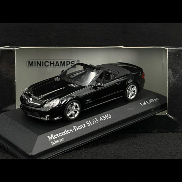 MercedesBenz SL63 AMG 2008 ブラック/ MINICHAMPS 1/43 ミニカー