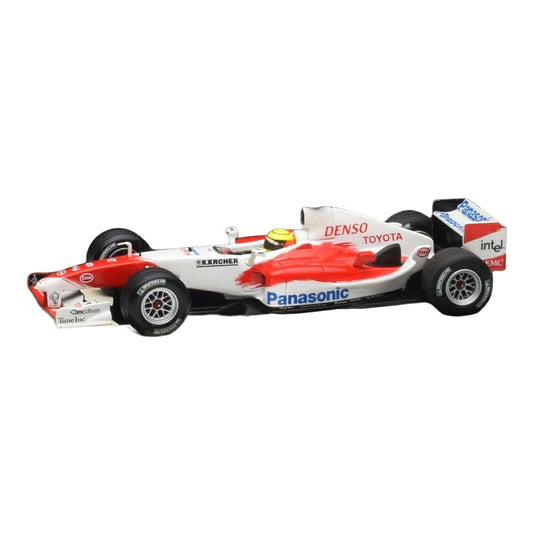Toyotaトヨタ TF105 Panasonic Racing R.シューマッハ ショーカー 2005 ホワイト/レッド / MINICHAMPS 1/43 ミニカー