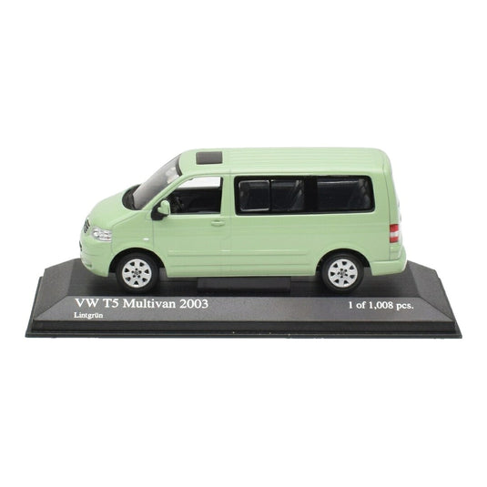 VWフォルクスワーゲン T5 マルチバン 2003 ライトグリーン 1008台限定 / MINICHAMPS 1/43 ミニカー