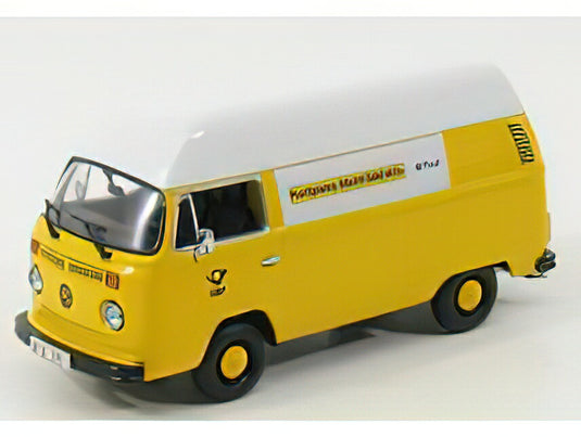 VOLKSWAGEN  T2 VAN KASTENWAGEN HOCHDACH DBP 1972  YELLOW WHITE/ミニチャンプス 1/43ミニカー