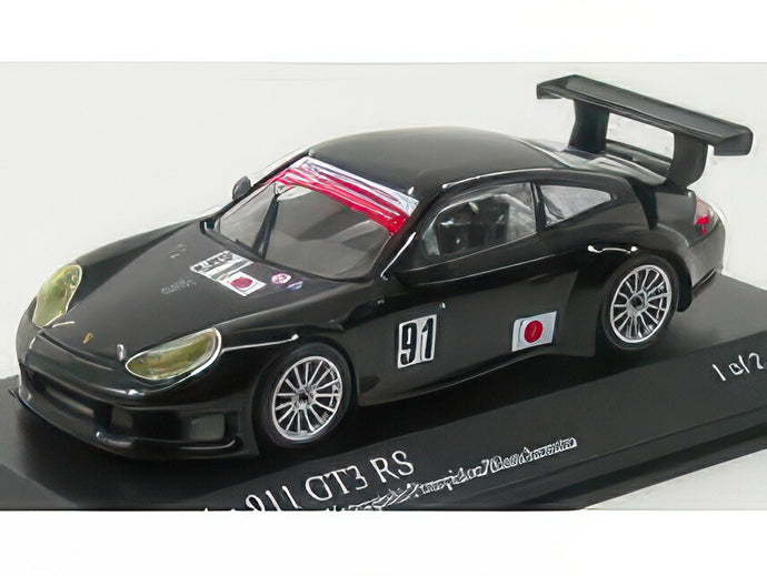 PORSCHE 911 GT3RS T2M MOTORSPORT N 91 ESSAIS DU MANS 2005 YAMAGISHI POMPIDOU BLACK/MINICHAMPS 1/43ミニカー