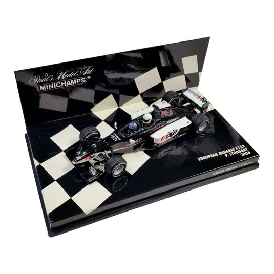 European Minardi F1X2 P. Stoddart 2006 ブラック/ホワイト 1080台限定 / Minichamps 1/43 ミニカー