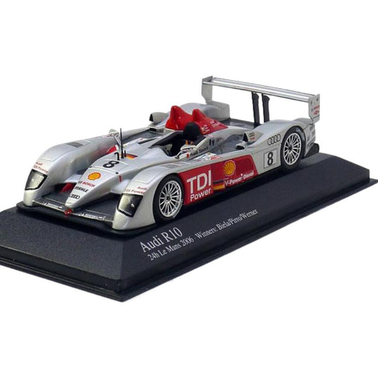 Audiアウディ R10 2006 Winner 24h Le Mansルマン Biela Pirro Werner / MINICHAMPS 1/43 ミニカー