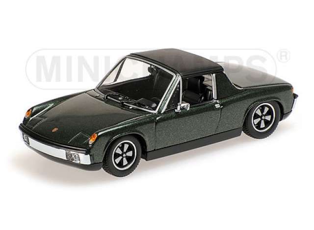 1970 Porsche 914/6, green/MINICHAMPS 1/43ミニカー