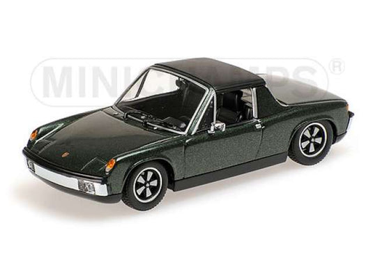 1970 Porsche 914/6, green/MINICHAMPS 1/43ミニカー