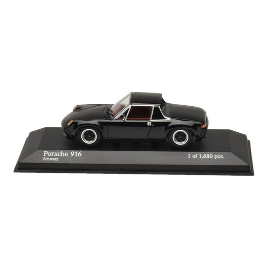 Porscheポルシェ 916 ブラック 1680台限定 / MINICHAMPS 1/43 ミニカー