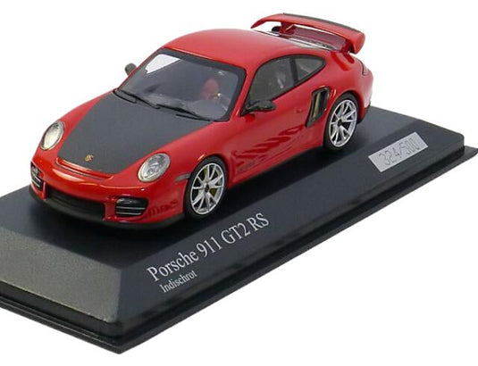 ポルシェ911 997 II GT2 RS 2010 レッド カーボン / MINICHAMPS 1/43 ミニカー