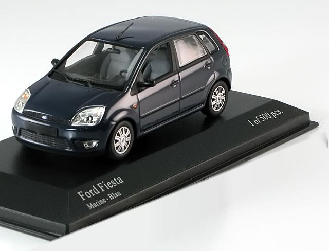 フォード フィエスタ 2002 ダークブルーメタリック 500台限定/ MINICHAMPS 1/43 ミニカー