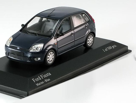 フォード フィエスタ 2002 ダークブルーメタリック 500台限定/ MINICHAMPS 1/43 ミニカー