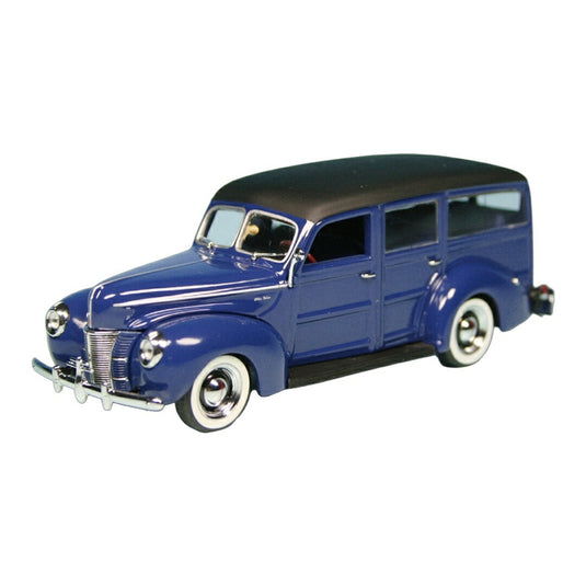 Fordフォード V8 DeLuxe Woody 1940 ブルー 744台限定 / Minichamps 1/43 ミニカー