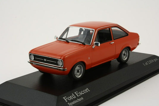 Ford Escort 1975 レッド/ MINICHAMPS 1/43 ミニカー
