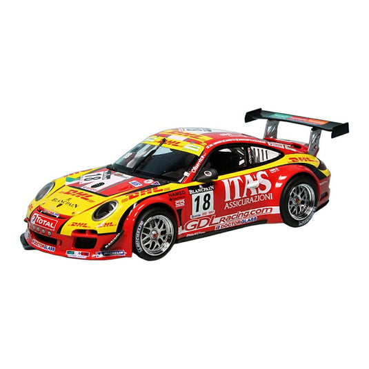 Porscheポルシェ 911 GT3 R 997/2 チーム デ・ロレンツィ・レーシング 24h Spa 2011 1008台限定 / Minichamps 1/43 ミニカー