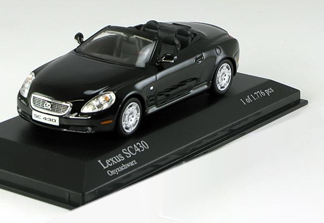 Lexus SC 430 カブリオ 2001 限定1776台/ Minichamps 1/43 ミニカー