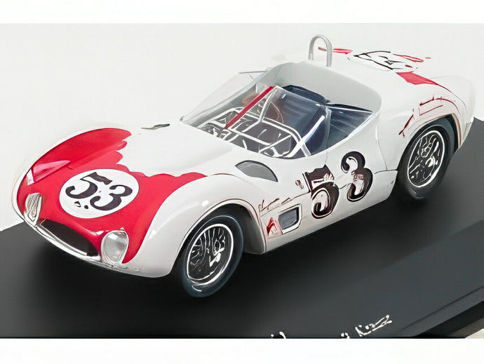 MASERATI TIPO 61 N 53 優勝 リバーサイド LAタイムズGP 1960 B.クラウス ホワイトレッド/MINICHAMPS 1/43ミニカー