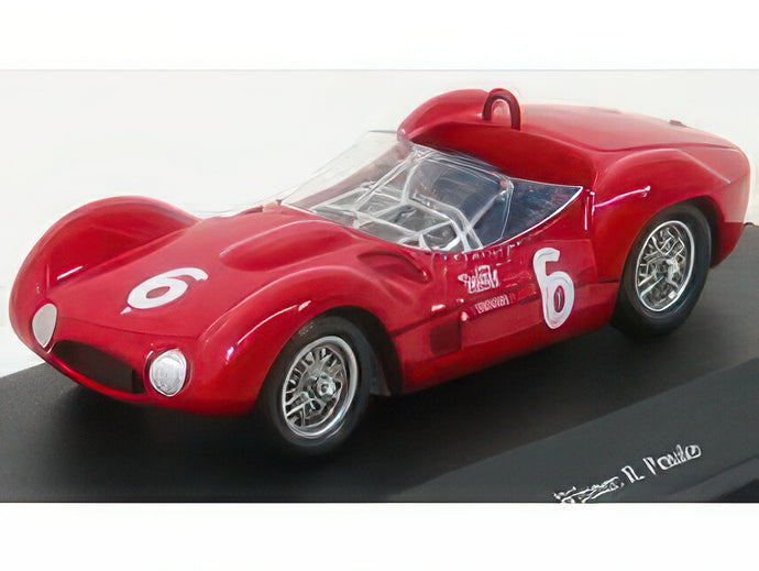 MASERATI TIPO 61 BIRDCAGE N 6 WINNER MEADOWDALE RACE 1961 R.PENSKE RED/MINICHAMPS 1/43ミニカー