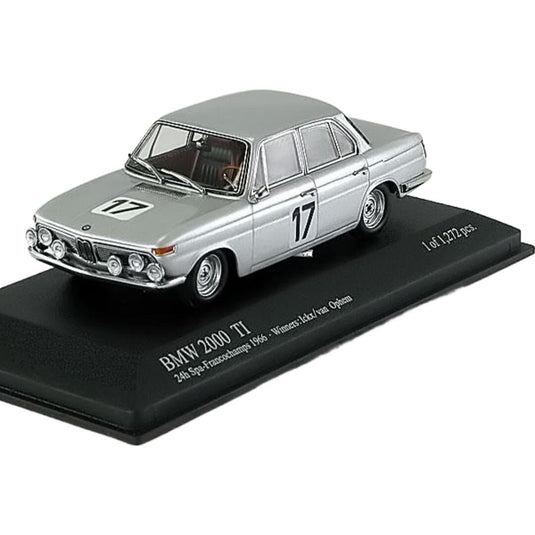 BMW 2000 TI 1966 Winner 24h Spaスパ Ickx/van Ophem 限定1272pcs / MINICHAMPS 1/43 ミニカー