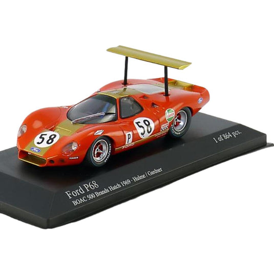 Fordフォード P68 No.38 1969 BOAC 500 Hulme/Gardner 限定864pcs / MINICHAMPS 1/43 ミニカー